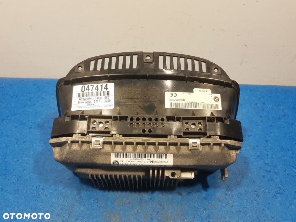 BMW E65 WYŚWIETLACZ RADIA NAWIGACJI 6923811 - 2