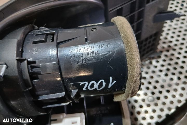 Grila ventilatie bord centru 68760-JD10A 68760-JD10A Nissan Qashqai 1 - 3