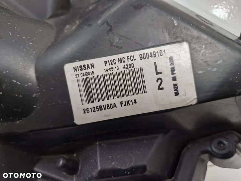 NISSAN JUKE F15 LIFT LAMPA REFLEKTOR LEWY PRZÓD PRZEDNI 26125BV80A - 10
