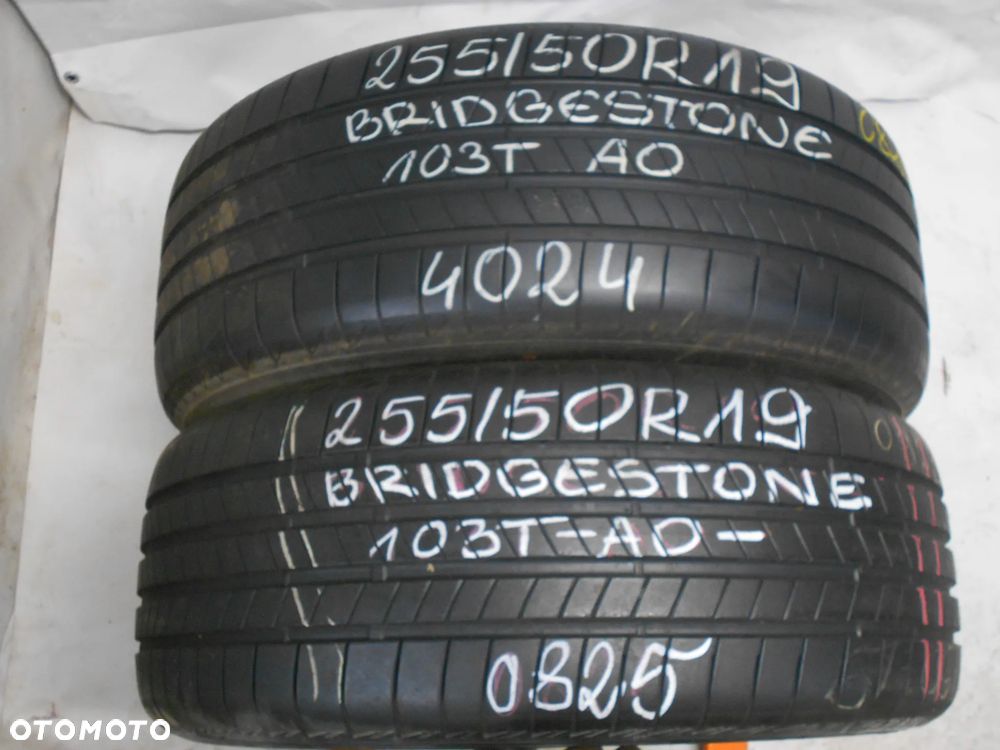 OPONY  255/50R19 BRIDGESTONE TURANZA ECO AO DOT 0825 / 4024 7.3MM - 1