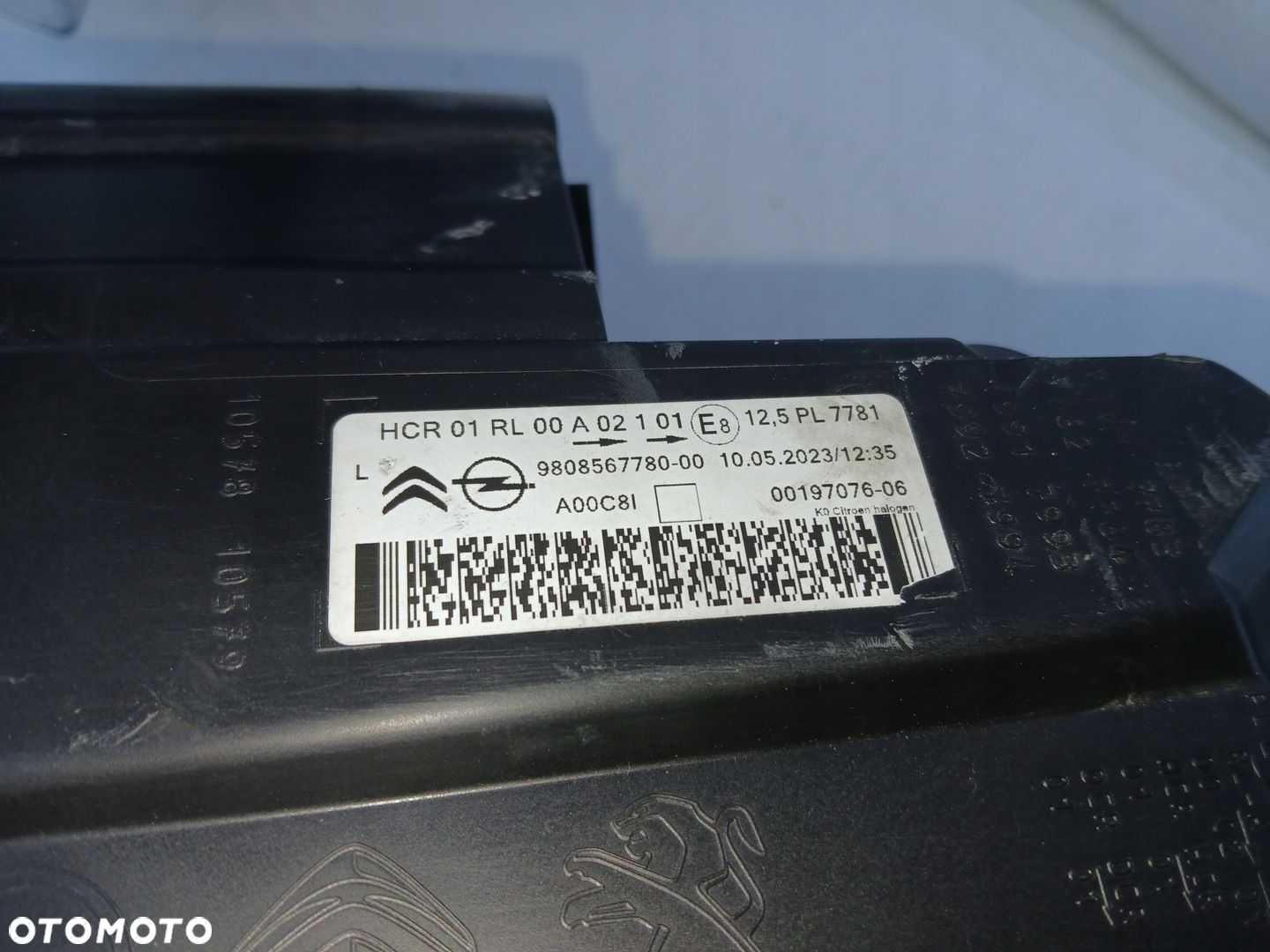 CITROEN JUMPY III VIVARO lampa lewa prawa przód 9808567680 9808567780 EU - 6