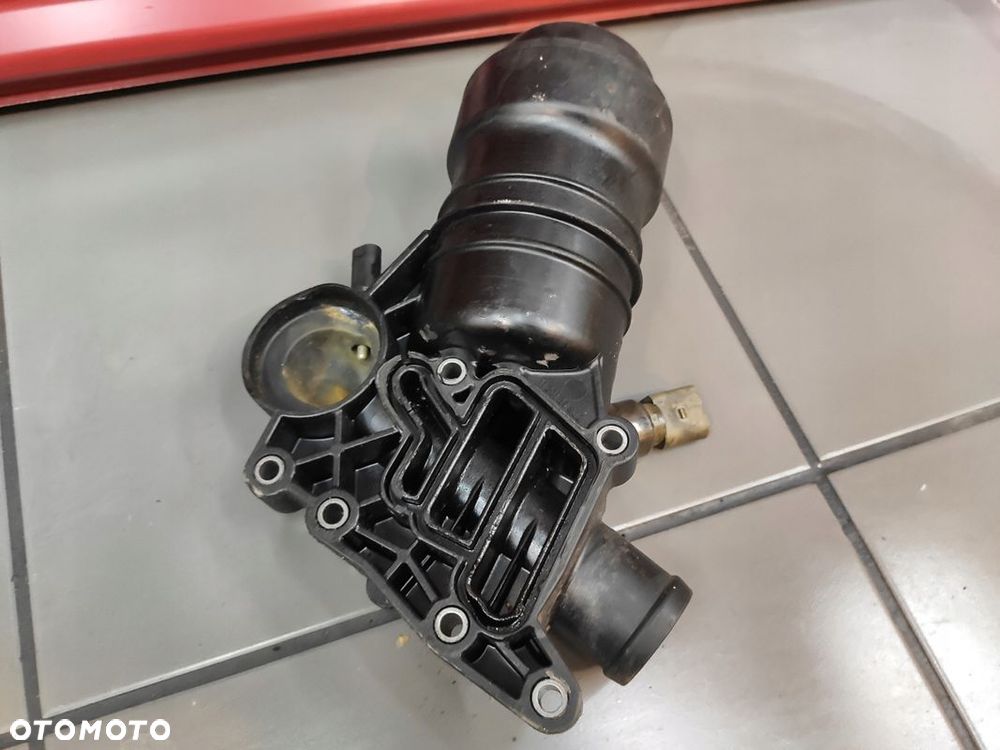 AUDI 3.0TDI A7 4G A6 C7 Q7 PODSTAWA OBUDOWA FILTRA OLEJU KPL ORYGINAŁ BDB - 3