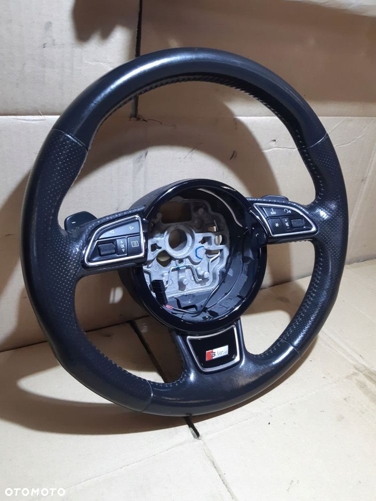 audi a6 c7 kierownica s-line skóra multifunkcja łopatki 8x0419091m - 13