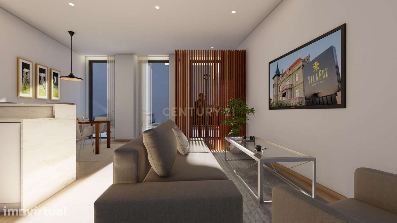 Apartamento T2 com terraço no centro histórico do Porto, com cozinha e - Grande imagem: 5/13