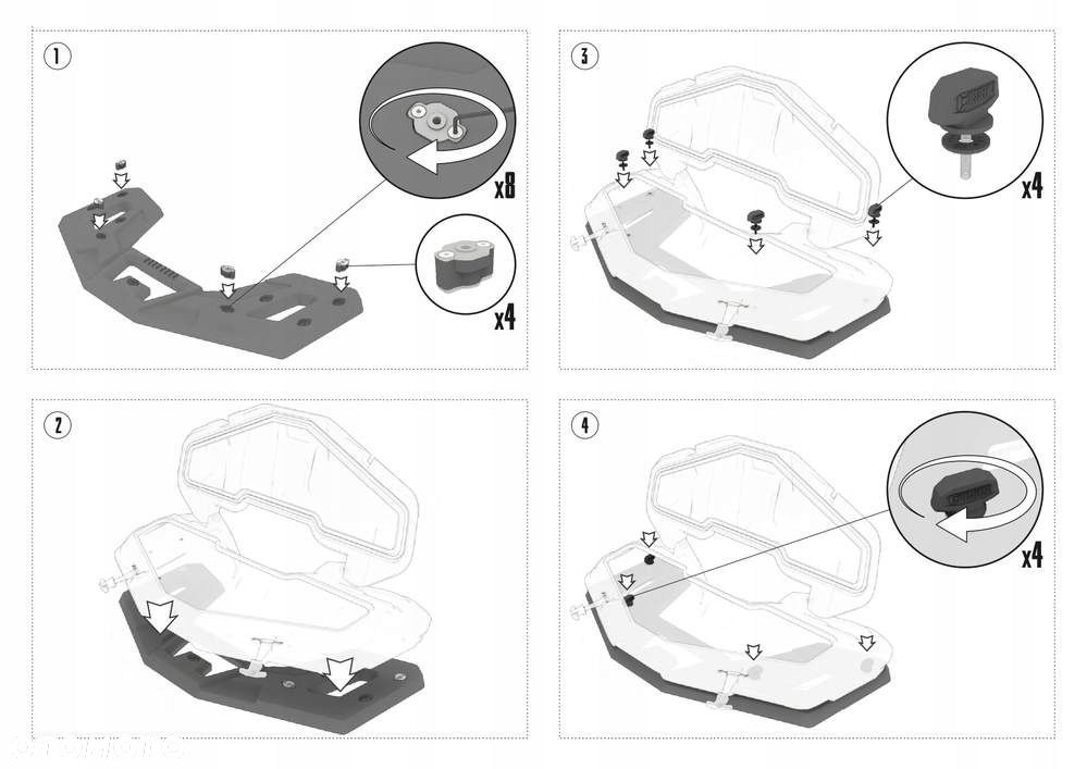 Przedni kufer tesseract QJmotor Sharmax 800 1000 - 6