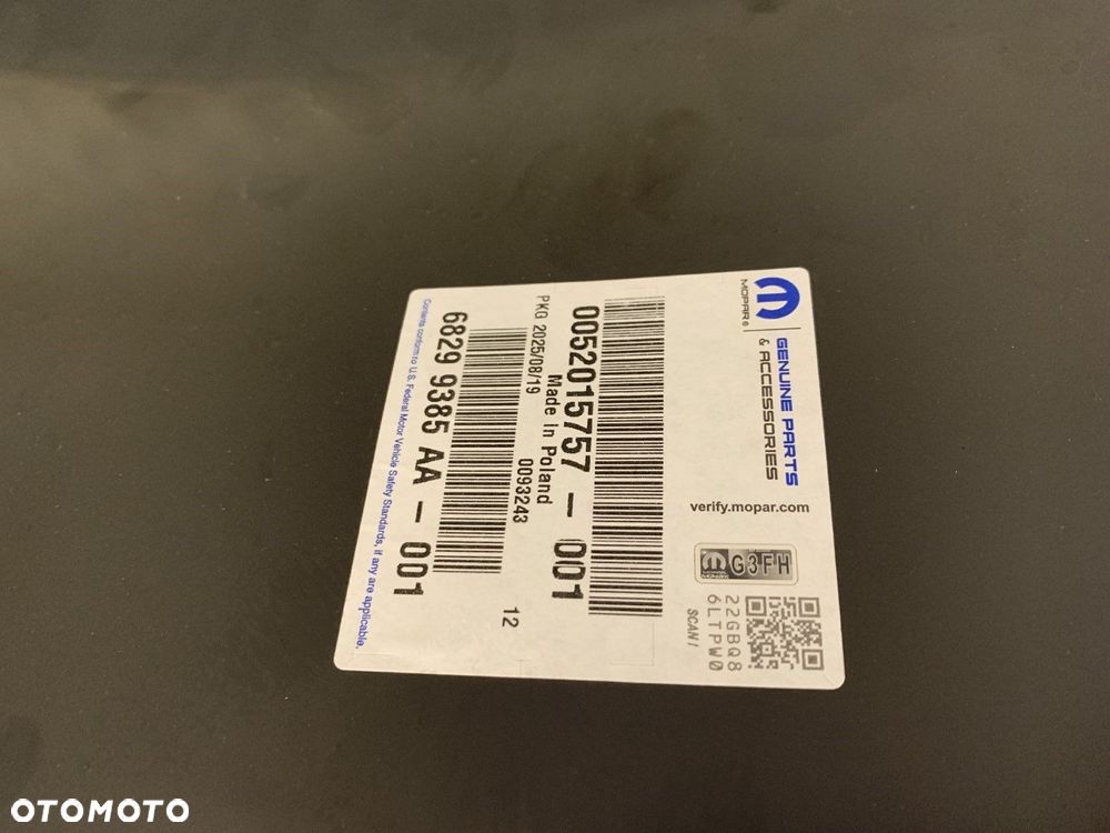 FABRYCZNIE NOWY ORYGINALNY BŁOTNIK LEWY PRZEDNI FIAT 500 07-15 52015757 LEWA PRZÓD - 7