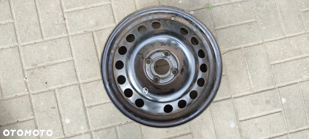 FELGI STALOWE 4x100 6Jx15 CALI ET43 OPEL CORSA MERIVA FIAT GRANDE PUNTO KOMPLET 4 SZTUKI - 5