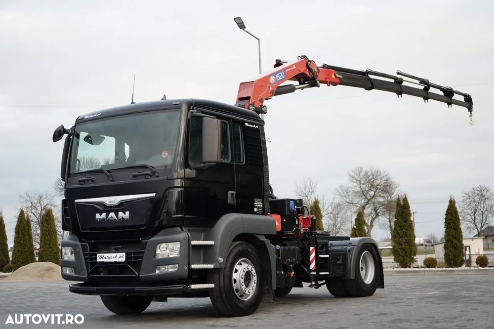 MAN TGS 18.480 / 4x2 / HDS HMF 1820 K6 / 17.2 m REACH / MANUAL / RADIOCOMANDĂ / IMPORTAT - 1
