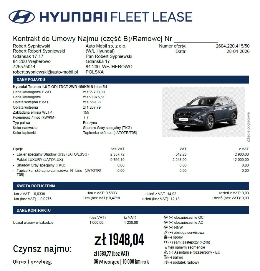 Hyundai Tucson 1.6 T-GDi N-Line 2WD DCT - 25