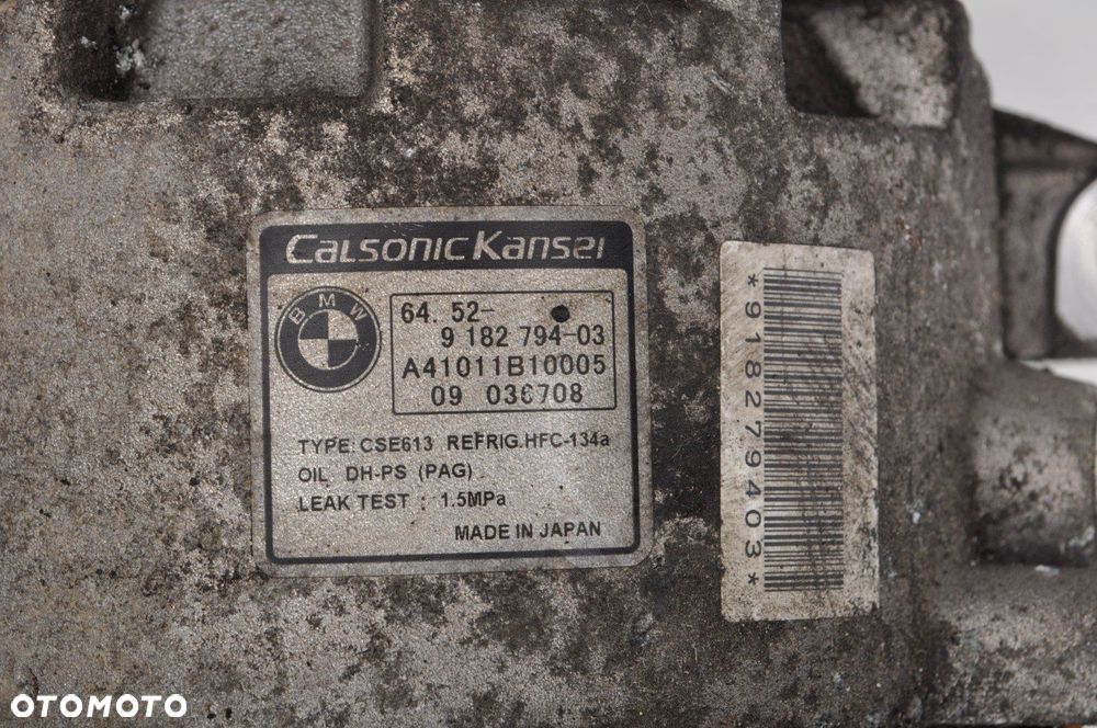 BMW E81 E90 E91 2.0 SPRĘŻARKA KLIMATYZACJI 9182794 - 4