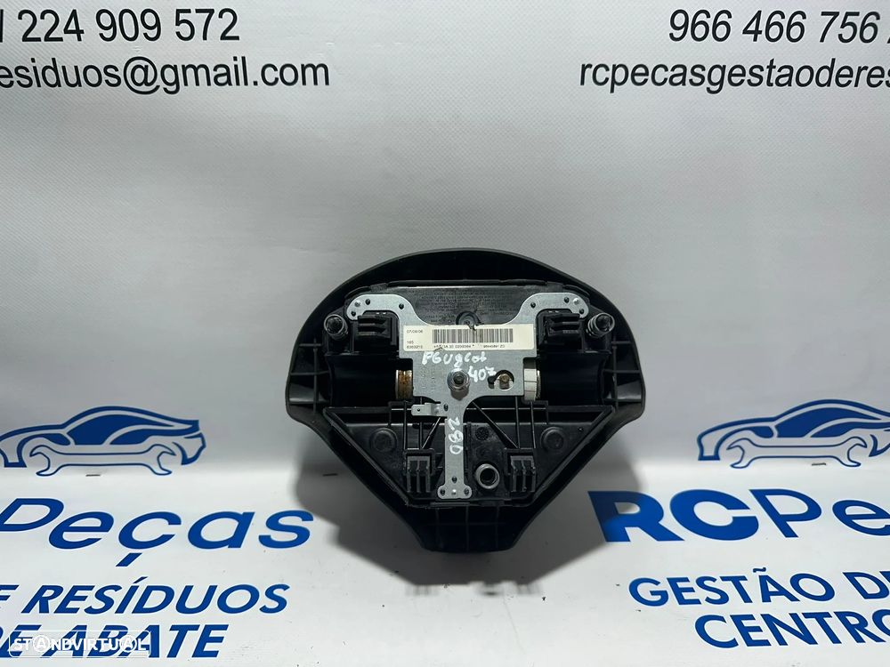 .Airbag Volante Guiador Original Peugeot 407 96445891ZD 2004 - 2011 - 5