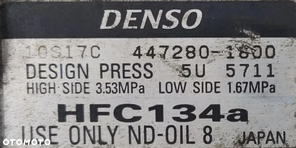 SPRĘŻARKA KOMPRESOR KLIMATYZACJI   IVECO DENSO - 3