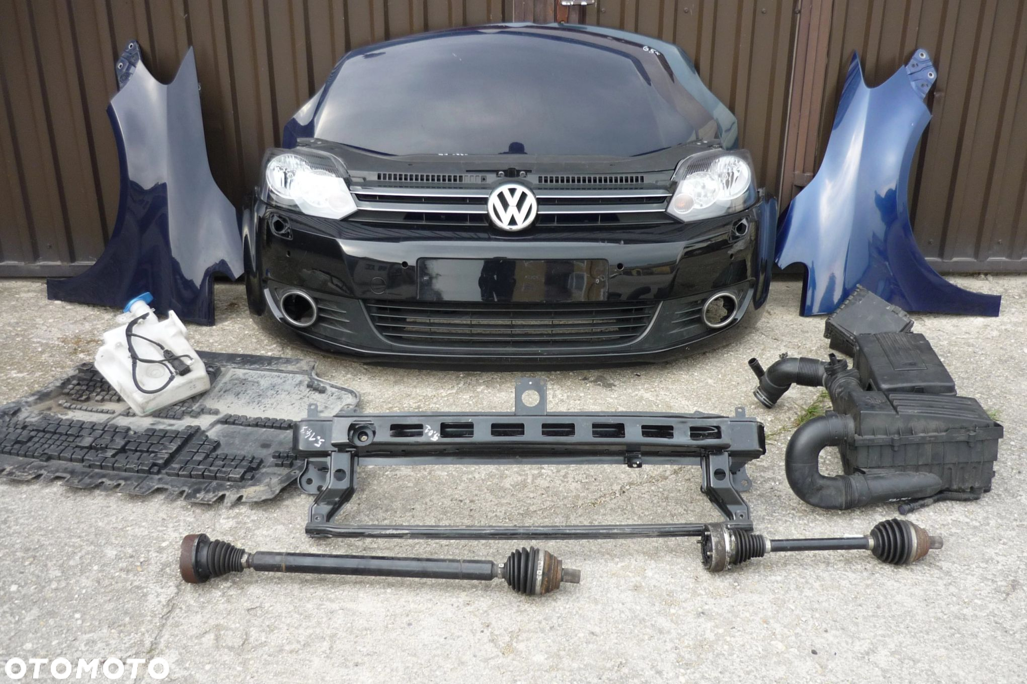 MASKA ZDERZAK GRILL BŁOTNIK LAMPA H7 XENON PAS BELKA VW GOLF VI 6 PLUS - 13