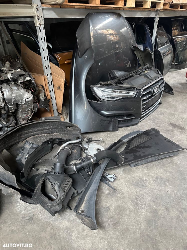Fata completa AUDI A6 C7 facelift S-line cu faruri full led an 2017 - 5