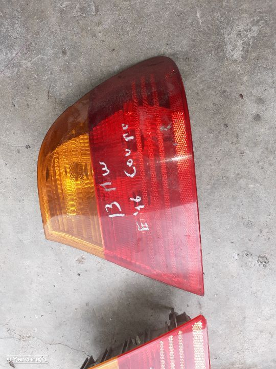 Conjunto farois traseiros bmw e46 coupe - 2