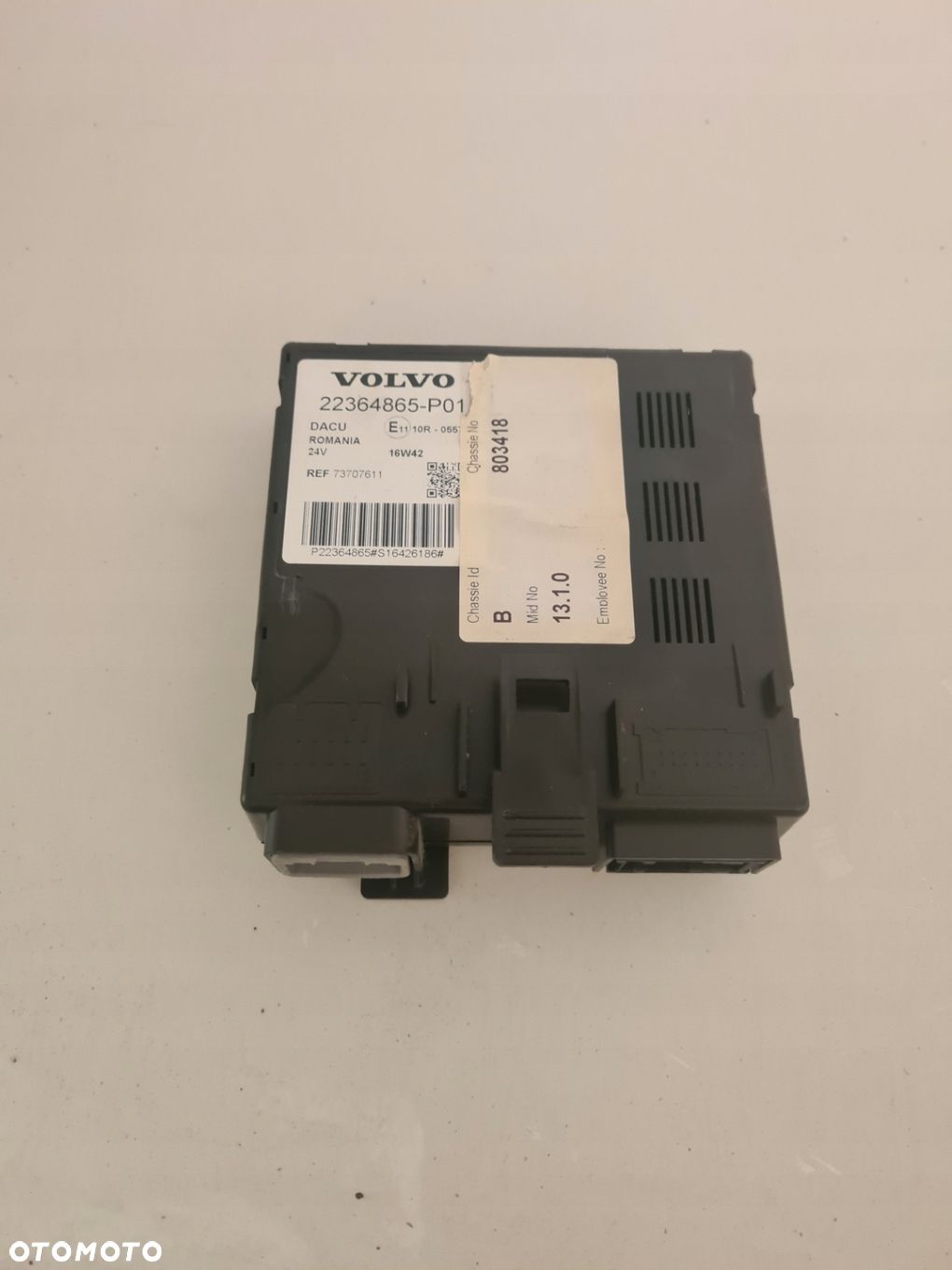 MODUŁ STEROWNIK KASETA KOMPUTER DACU VOLVO FH 4 FM 4 FMX 22364865 - 1