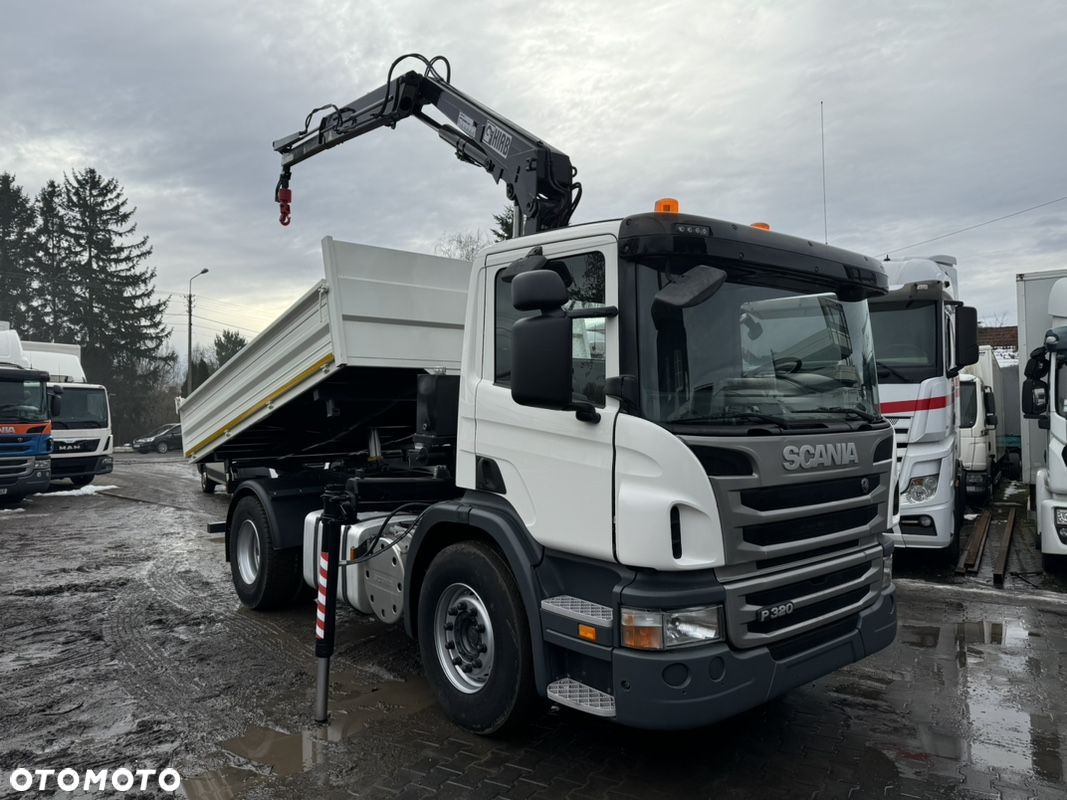 Scania P 320 / Wywrotka HDS HIAB - 3