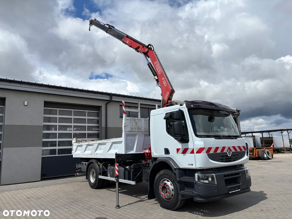 Renault PREMIUM LANDER 4x2 320 KM z HDS FASSI F130 z 5i6 funkcją z sterowaniem radiowym, wywrotka z hydroburtą na 2 siłowniki , resorowe zawieszenie , 3 osobowy, do wiertnicy , brukarstwo , budowa dróg itd - 13