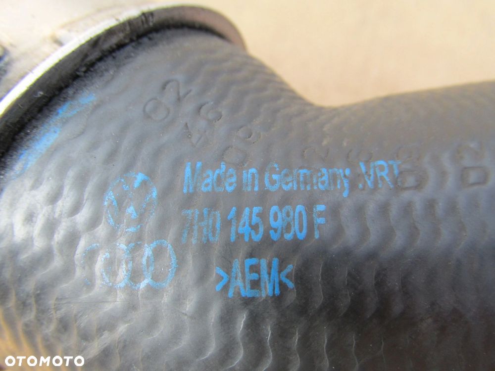 VW T5 2.5 TDI rura wąż przewód intercoolera 7H0145980F - 2