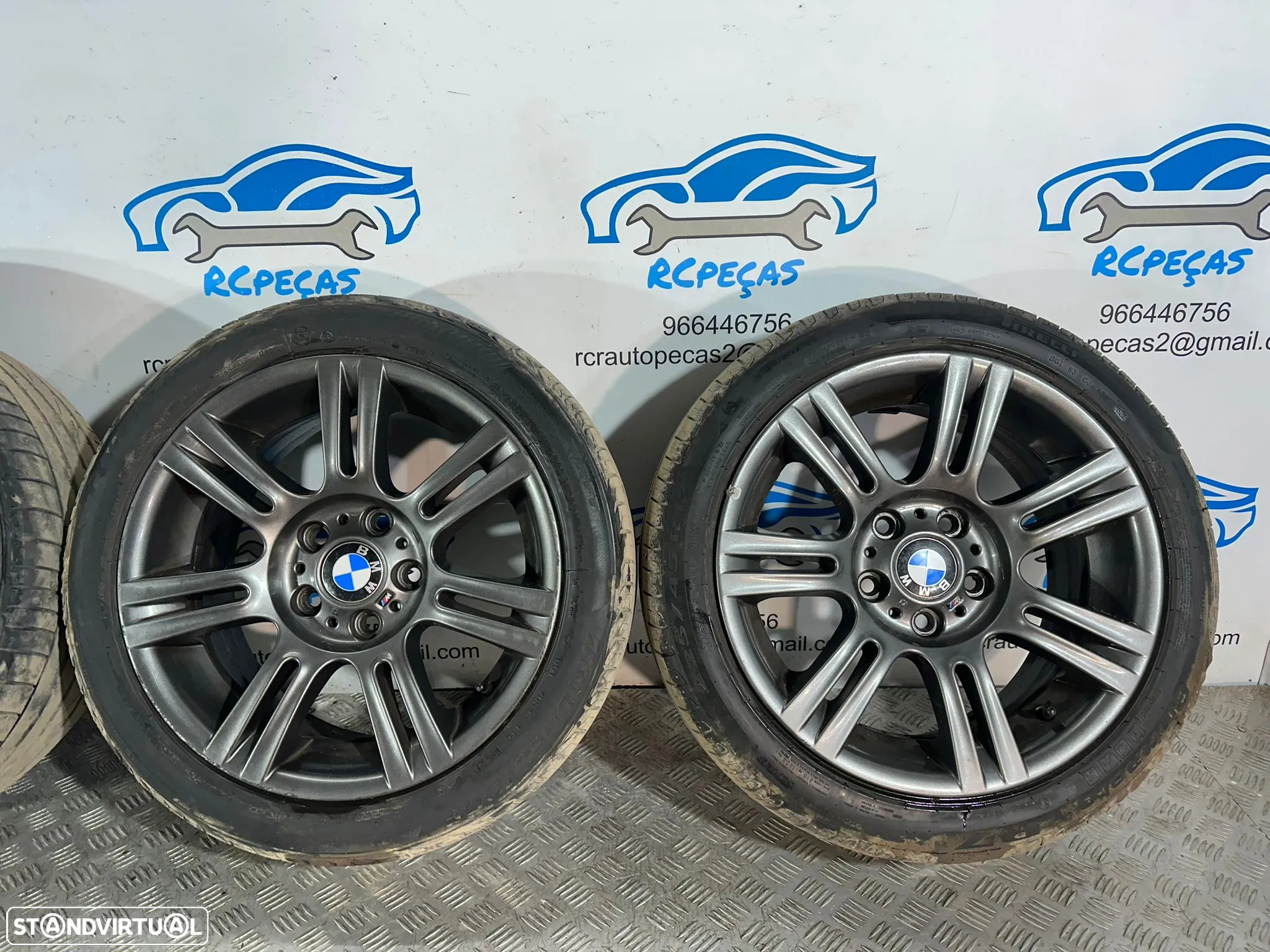 .Conjunto Jantes 17 Originais Pack M Style 194 BMW 5x120 8.0J 8.5J ET34 ET37 8036935 8036936 - 5
