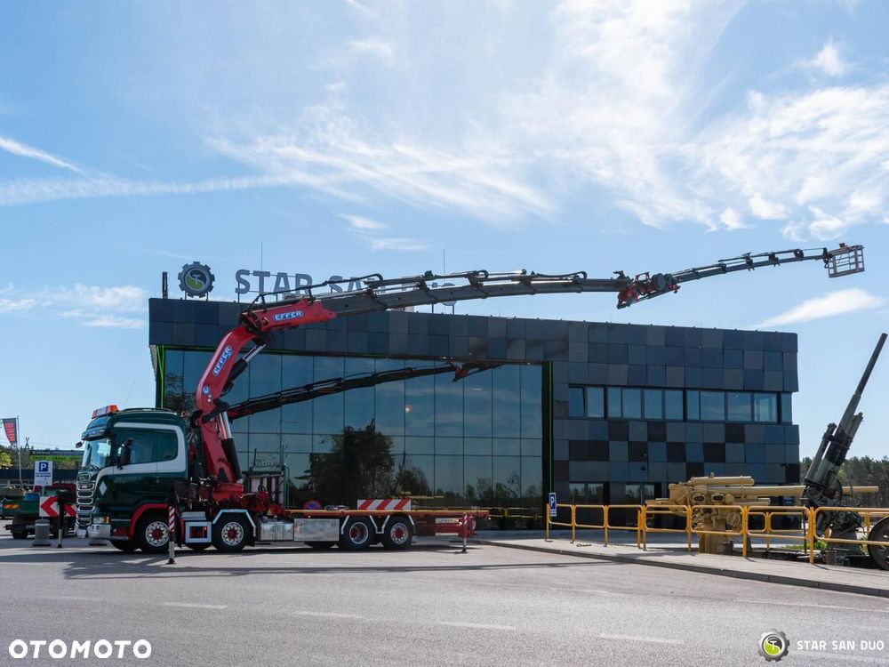 Scania R490 8x2 EFFER 955 Fly Jib Wciągarka Kosz HDS Żuraw - 7