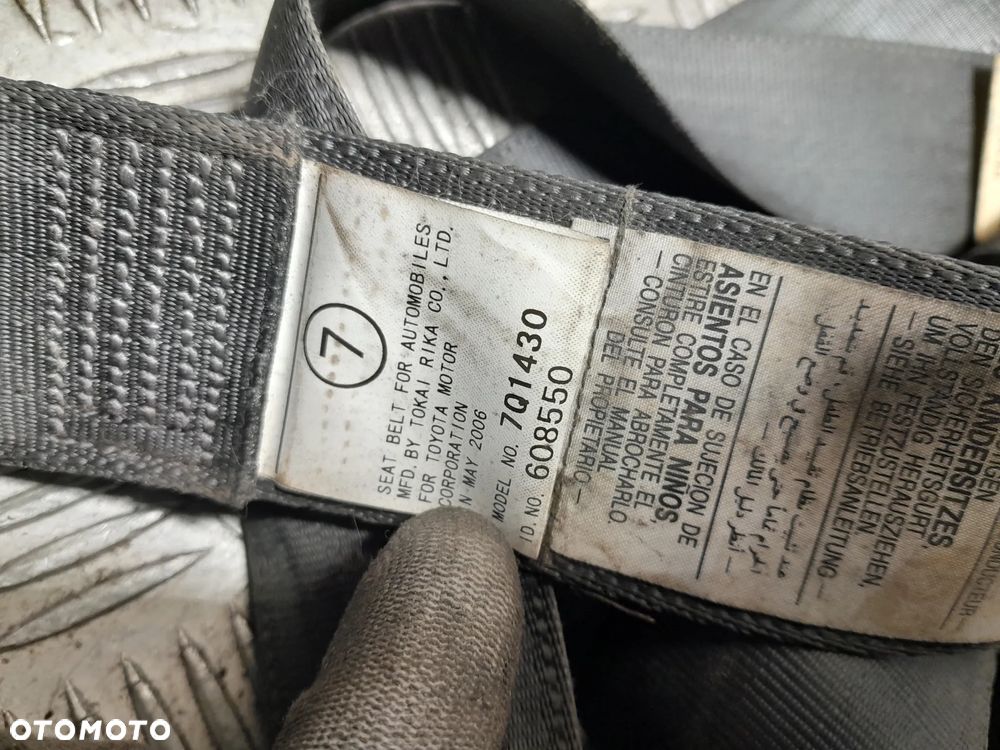 TOYOTA RAV4 KOMPLET PASÓW BEZPIECZEŃSTWA - 6