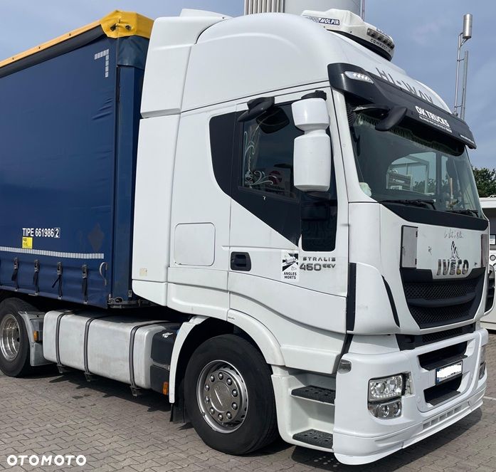 Iveco STRALIS 460 EEV HI-WAY AUTOMAT STANDKLIMA WEBASTO SPOJLERY 2xALUTANK LODÓWKA LEDY XENONY SKÓRA NOWE TACHO!!! EURO 5 EEV 2014 IGŁA - 3