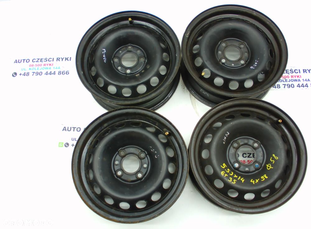 Fiat Felga Felgi Stalowe 4x98 5.5Jx14 et 35 - 1