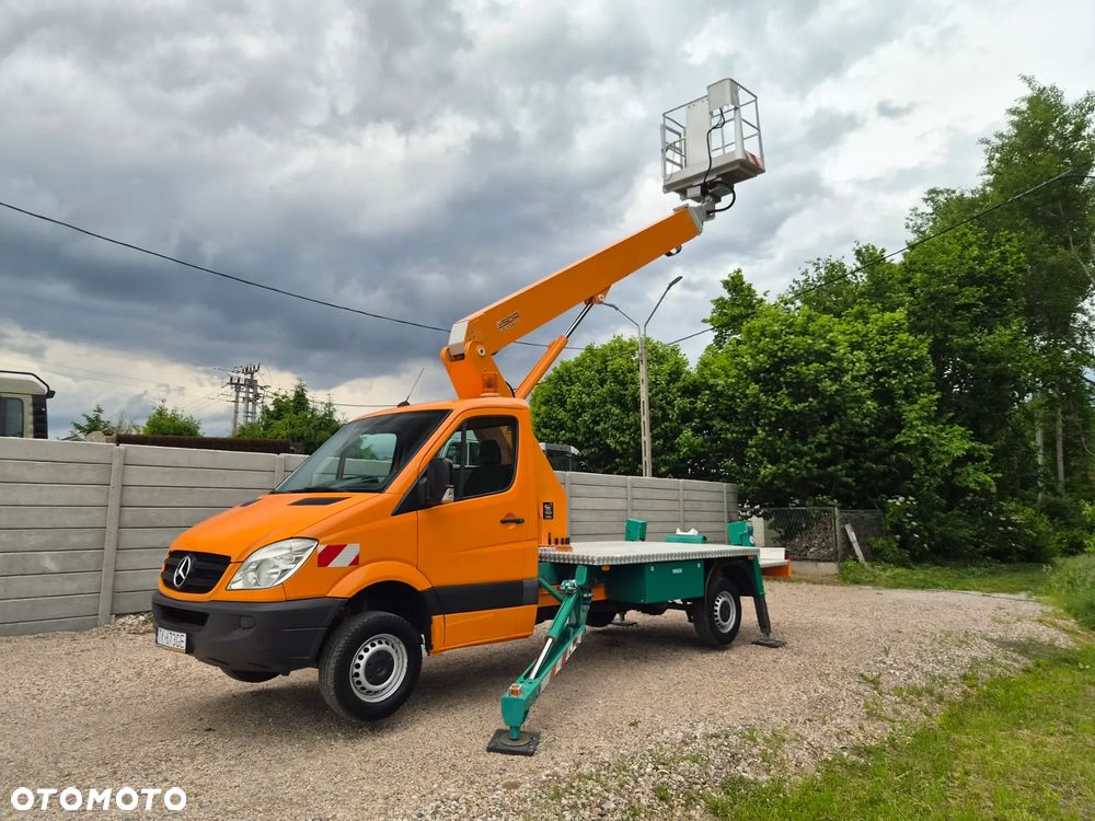 Mercedes-Benz Sprinter 311 CDI Podnośnik koszowy ESDA TL2200 22m Zwyżka z Niemiec - 12