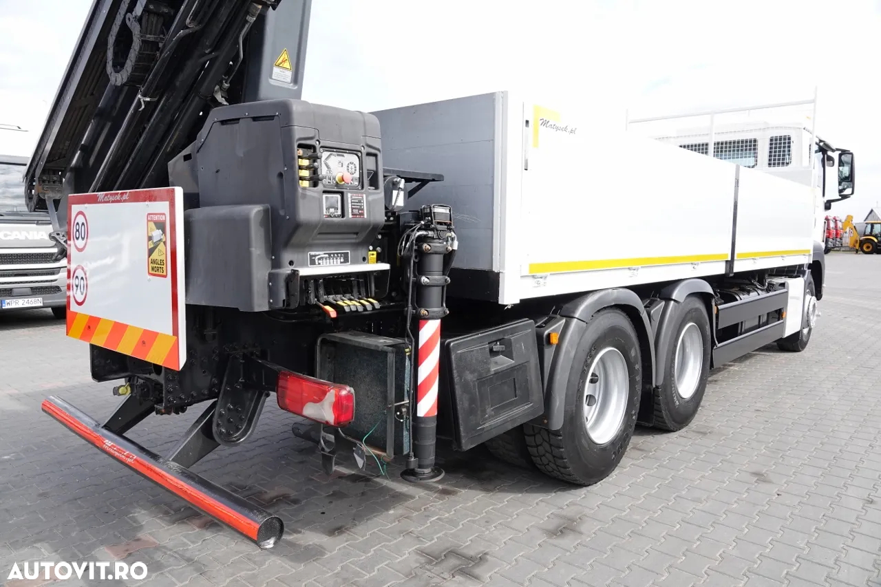 MAN TGS 26.320 / 6X4 / CUTIE 6.5 M + HDS HIAB 188 BS-3 / CAPACITATE MAX: 5000 KG / RADIO CONTROL / ROTATOR / EURO 6 - 14