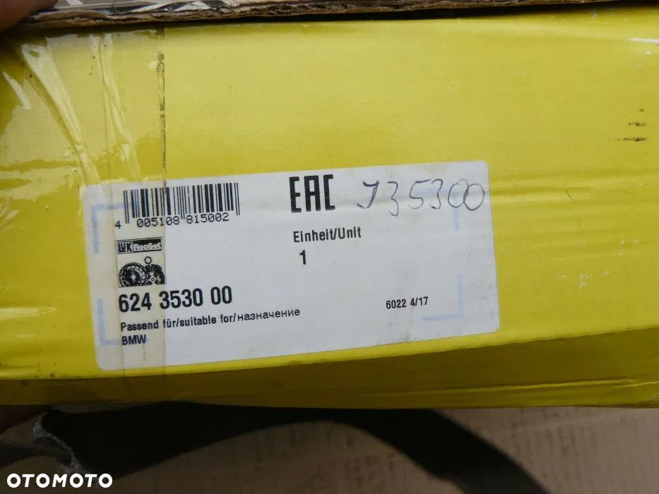 BMW 1/2/3/4/X1 Zestaw sprzęgła LUK NOWE tanio - 4