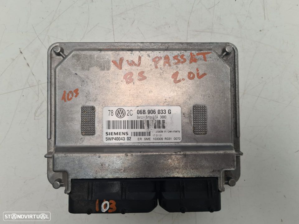 CENTRALINA SIEMENS ORIGINAL | REF. 06B906033G | VW VOLKSWAGEN PASSAT B5.5 2.0; - 2