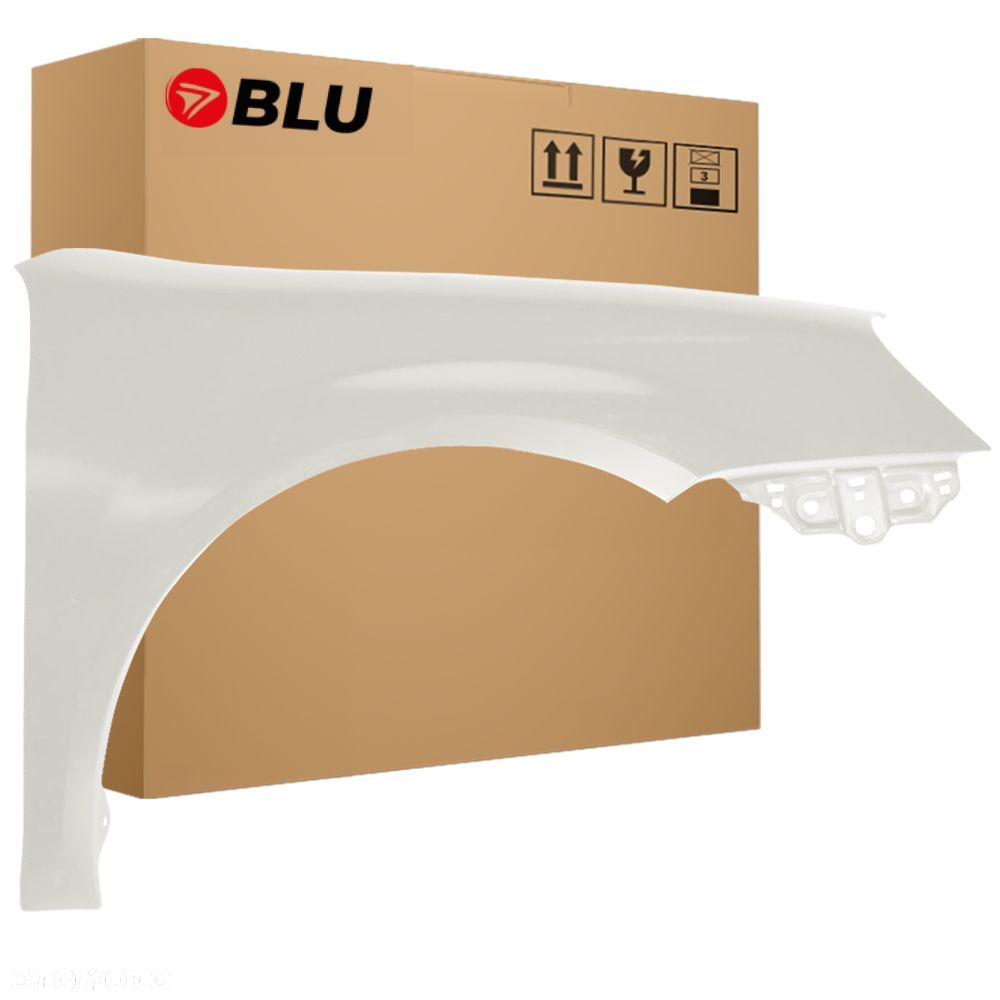 BLU Błotnik VOLKSWAGEN GOLF V 5 KOMBI JETTA A5 LB9A prawy przód biały 03-09 CandyWeiss