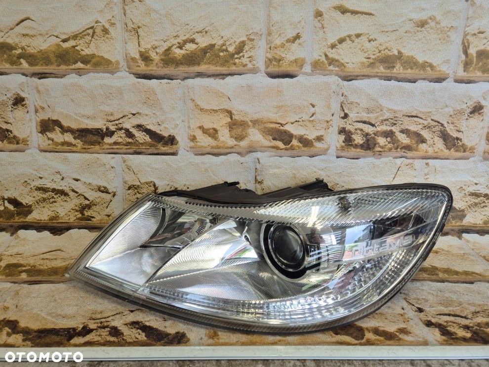 skoda octavia 2 II lift xenon skrętny europa lewa lampa kompletna - 11