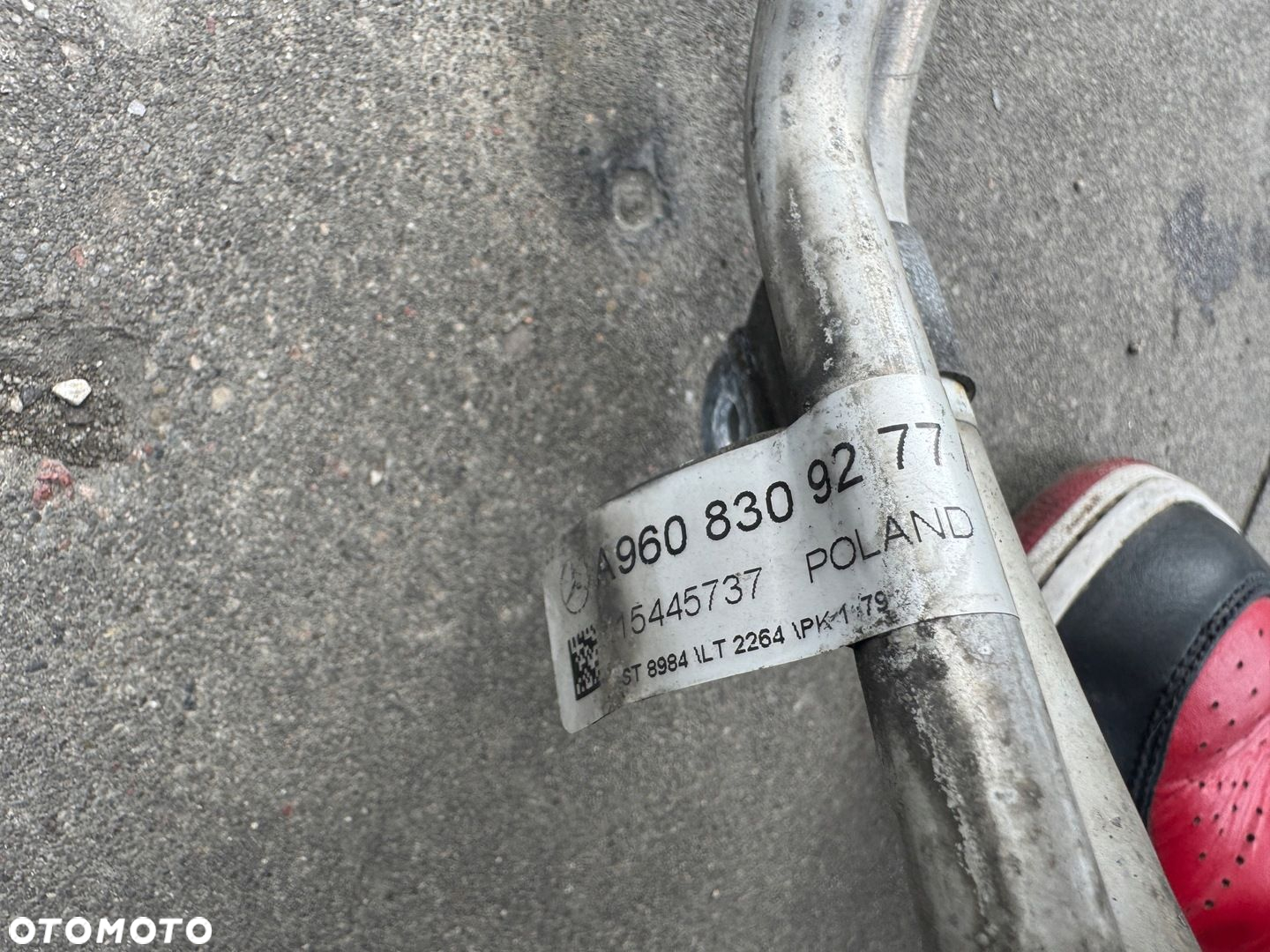 PRZEWODY RURKI KOMPLET KLIMATYZACJI MERCEDES ACTROS MP 4 MP 5 A9608309277 - 4