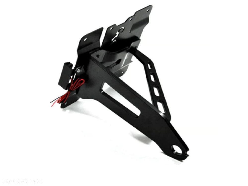 Uchwyt mocowanie tablicy rejestracyjnej 84-07 Softail (NU) Harley czarny - 2