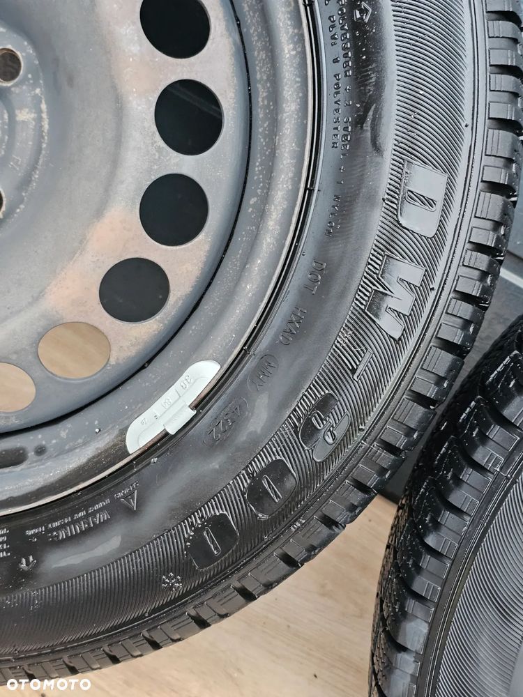 KOŁA FELGI STALOWE OPONY ZIMOWE 2022R 4x100 185/65/15 R 15 ET39 OPEL CORSA C D MERIVA A ASTRA H COMBO - 9