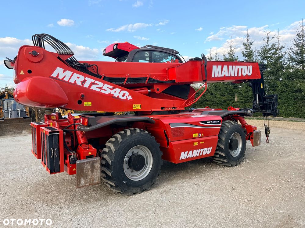 Manitou Ładowarka teleskopowa MANITOU ROTO Mrt 2540 + Privilage 360° obrotowa 2150 2550 bez Dpf i Adblue  PILOT sterowania Kosz Widły manitka silnik Mercedes  Wciagarka  1 właściciel KLIMA serwisowana Merlo - 15