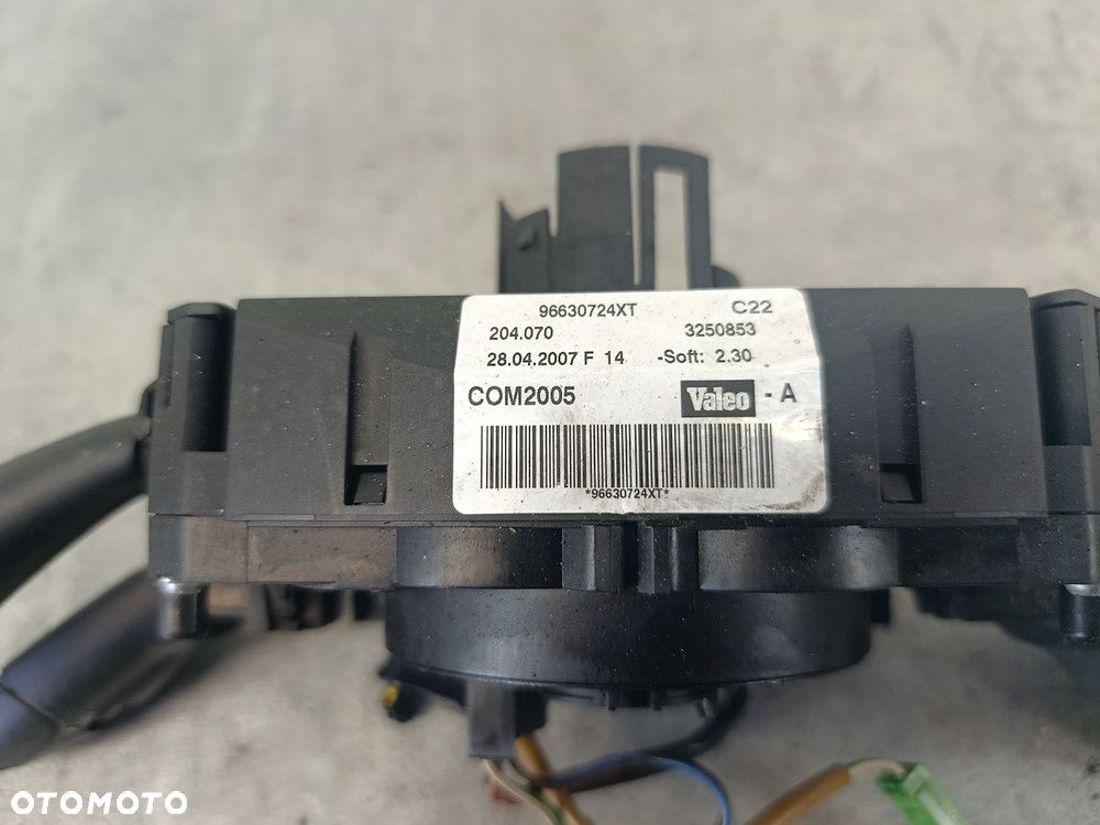 PRZEŁĄCZNIK ZESPOLONY PEUGEOT 207 96630724XT COM2005  VALEO 1.6 HDI - 7