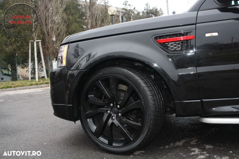 Ansamblu Grila Centrala si Grile Laterale Land Range Rover Sport L320 Facelift (20- livrare gratuita - 13