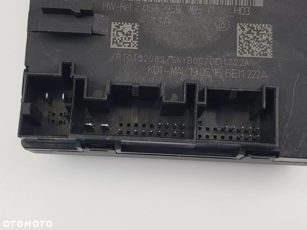 Sterownik Moduł drzwi Lewy Prawy Tył Audi A6 C7 4G8959795J - 9