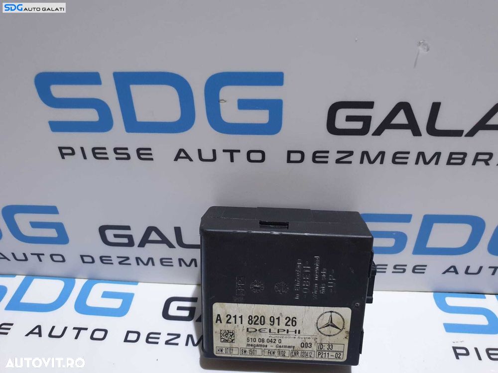 Unitate Modul Calculator Alarma Antifurt Mercedes Clasa C Class W203 2000- 2007 Cod A2118209126 [LR0516] - 3