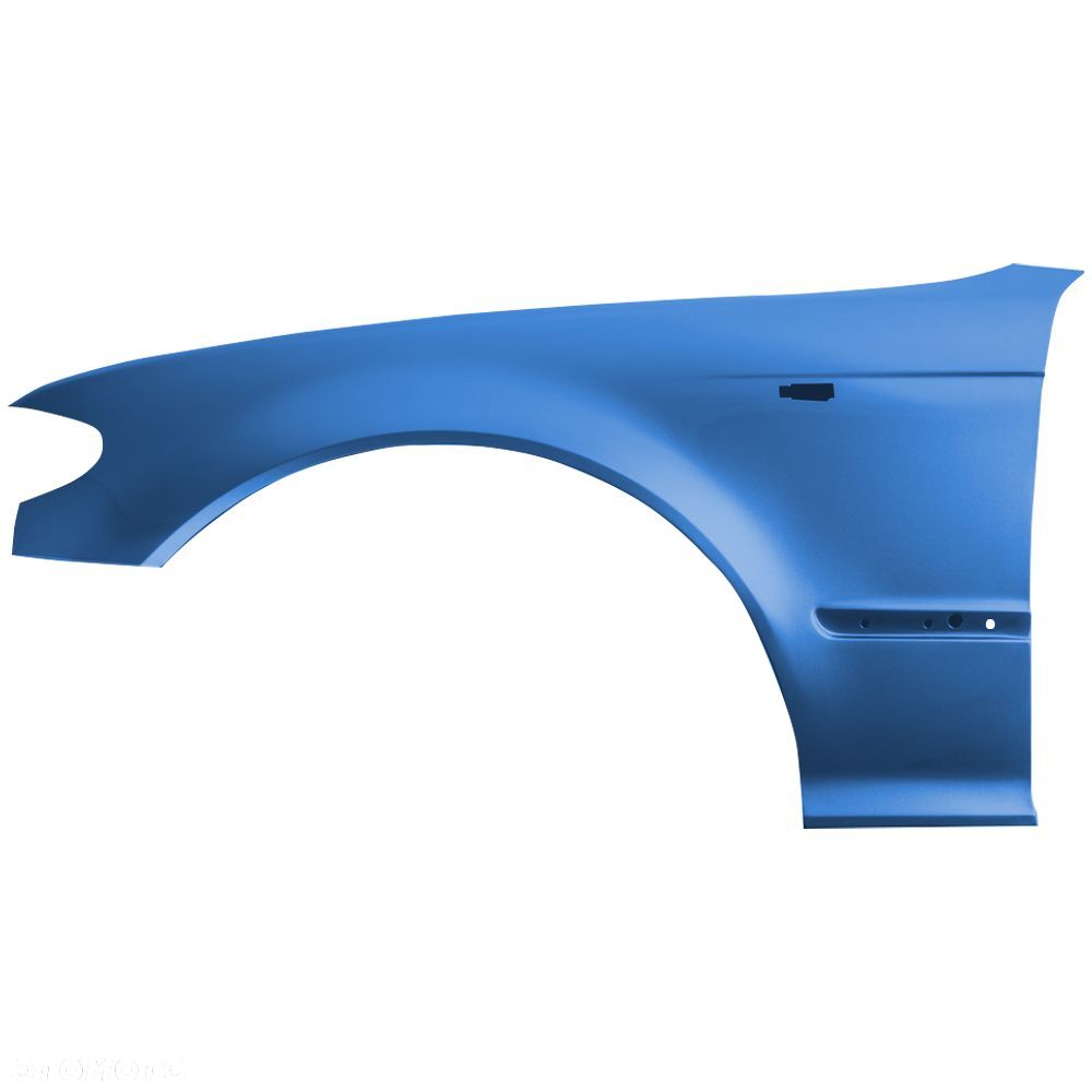 BLU Błotnik BMW 3 E46 372 lewy niebieski 01-05 przód sedan kombi FL LCI ocynk StahlBlau - 2