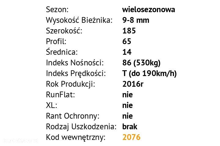 Nexen N'Priz 4S - 185/65 R14 - 3
