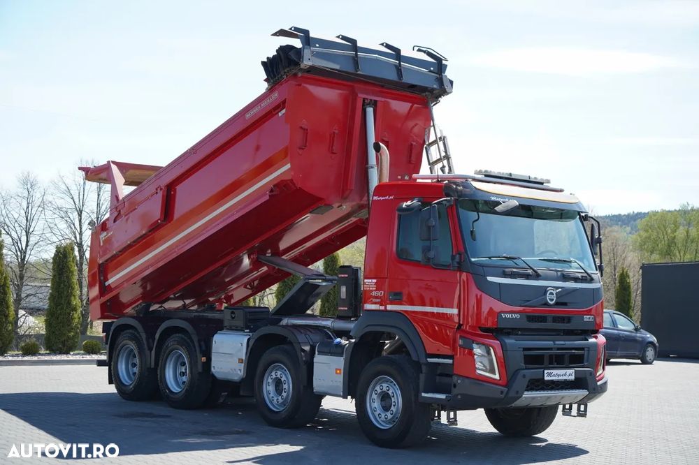 Volvo FMX 460 / 8x4 / BASCULATOR SPATE / I-SHIFT / EURO 6 / - 9