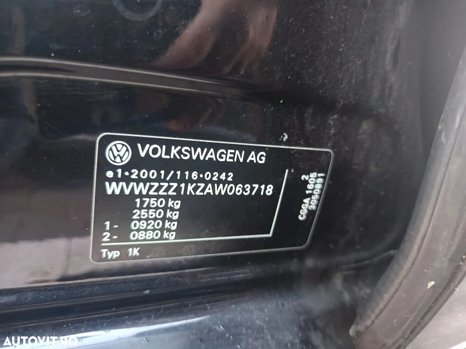 Dezmembram Volkswagen Golf VI hatchback 1.4 benzina Cod motor: CGGA, cutie manuala - 8