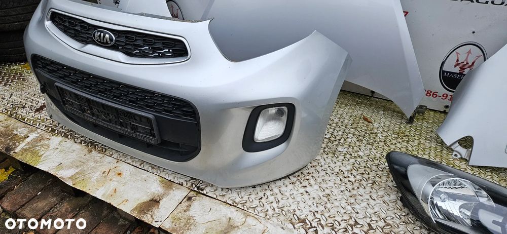 Kia Picanto 2 II 2011-2015 Wersja 5 drzwi 5D   Maska Pokrywa silnika Błotnik prawy lewy Reflektor Lampa prawa lewa  EUROPA kolor 3D - 7