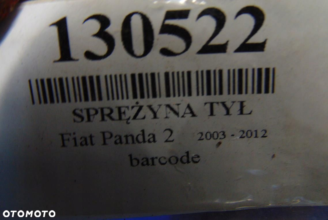 FIAT PANDA II 1.2 SPRĘŻYNY TYŁ - 6