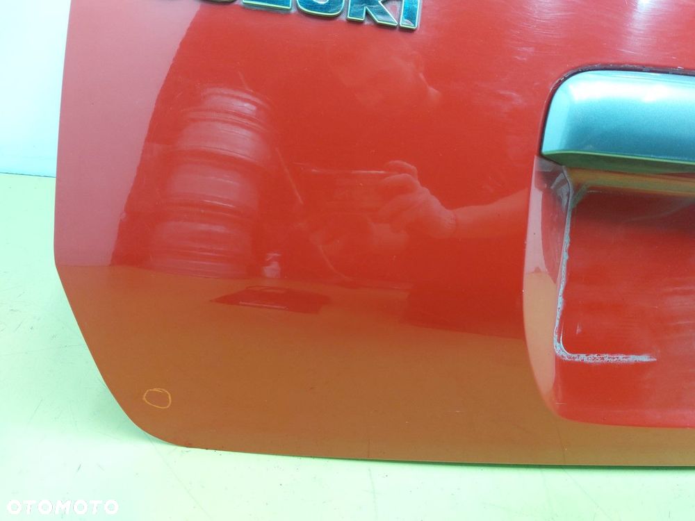 Klapa tył tylna BAGAŻNIKA SUZUKI IGNIS I 2000-2006 ZR8 CZERWONA ŁADNA - 2