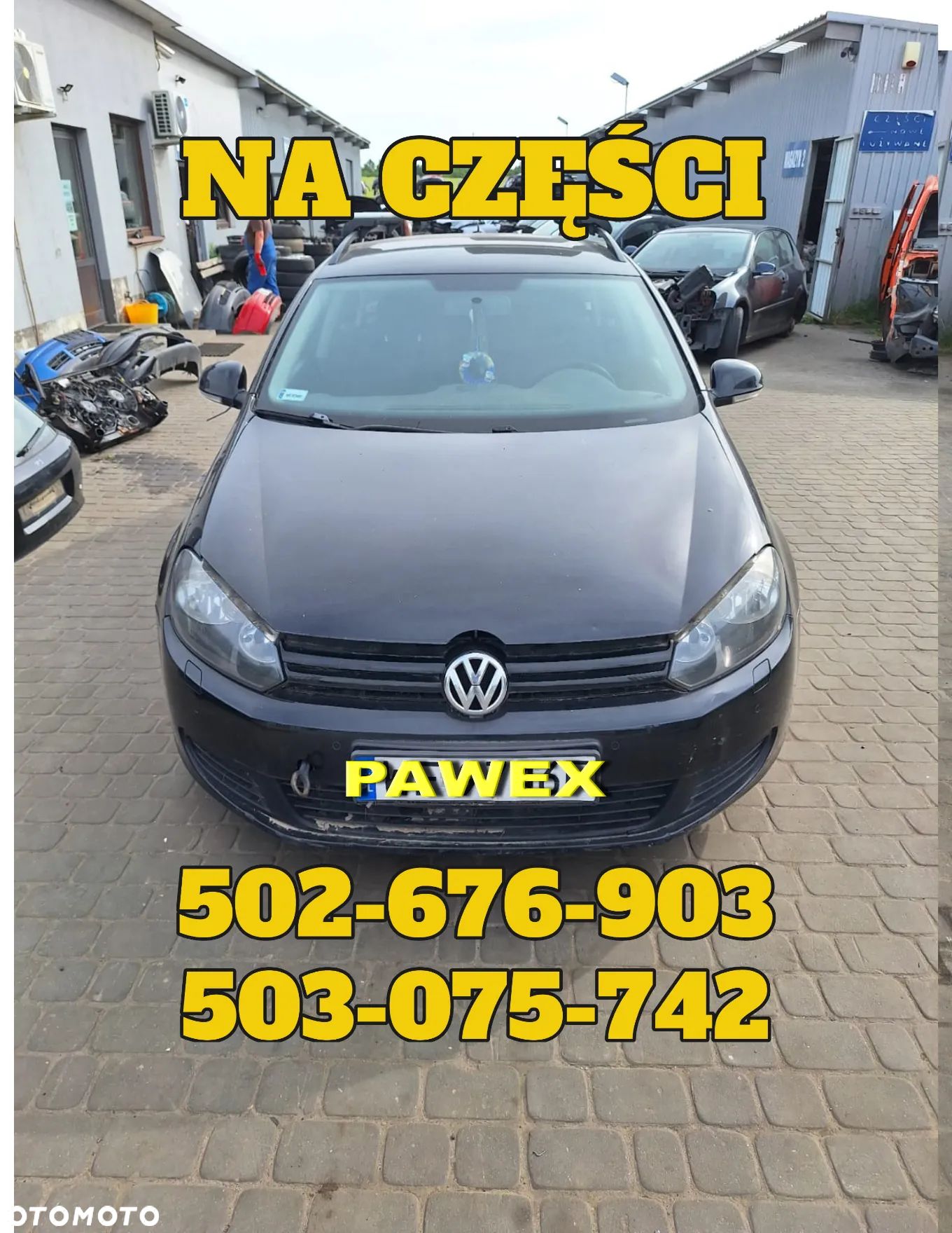 VW GOLF VI 1.6 TDI CAY KOD LAKIERU LC9X CAŁY NA CZĘŚCI - 1
